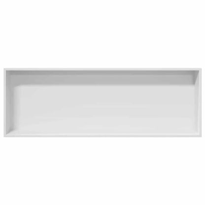 vidaXL Shower Niche White 90 x 30 x 9.5 cm Stainless Steel