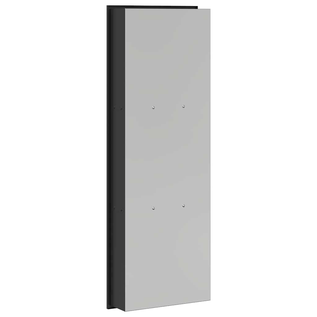 vidaXL Shower Niche Black 92 x 32 x 10 cm Stainless Steel