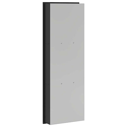 vidaXL Shower Niche Black 92 x 32 x 10 cm Stainless Steel
