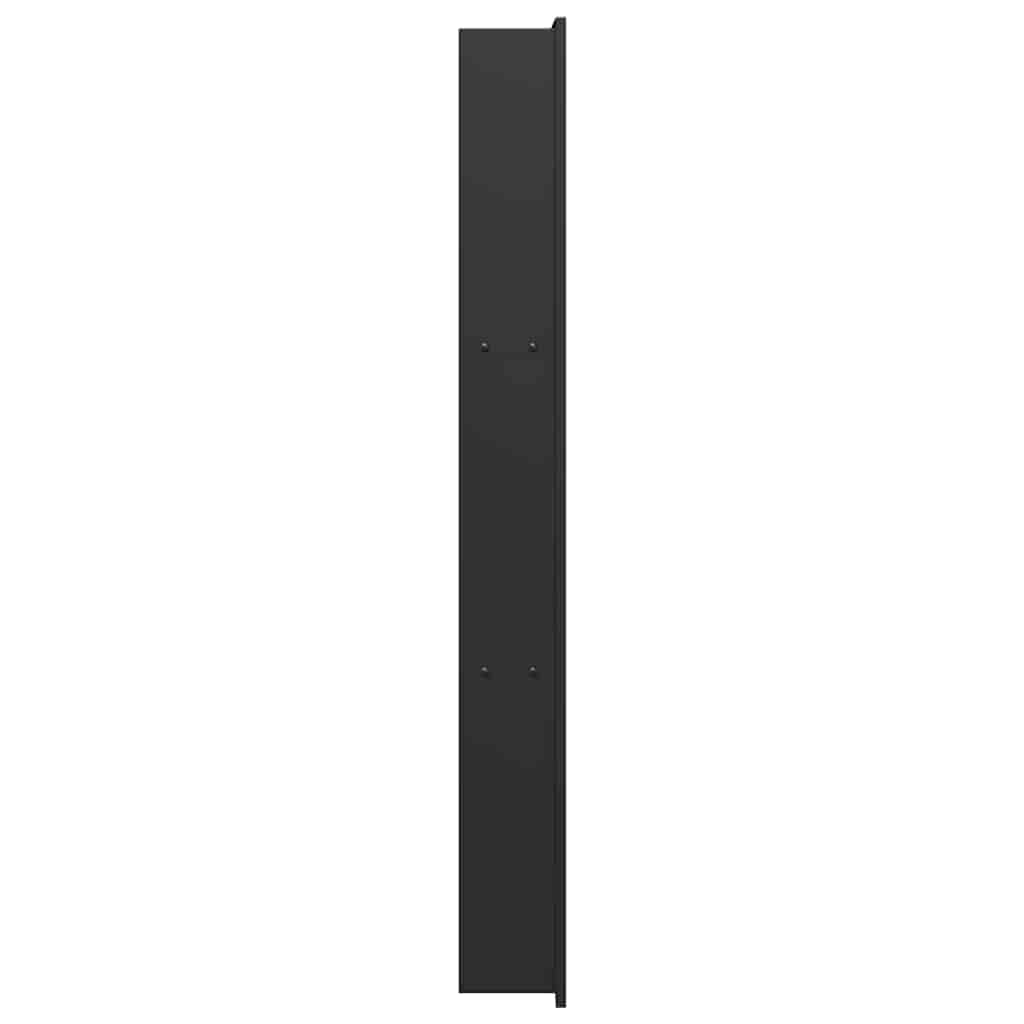 vidaXL Shower Niche Black 92 x 32 x 10 cm Stainless Steel