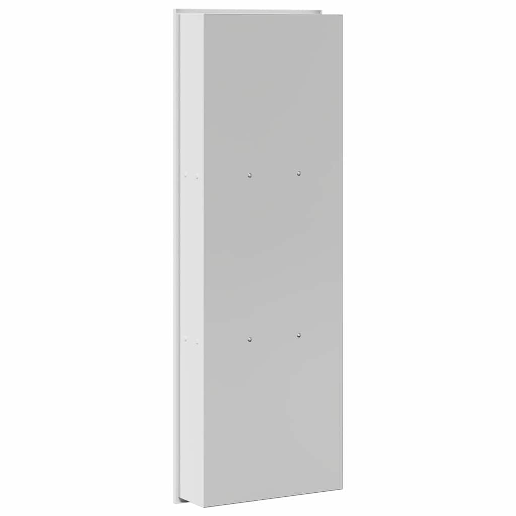 vidaXL Shower Niche White 90 x 30 x 9.5 cm Stainless Steel