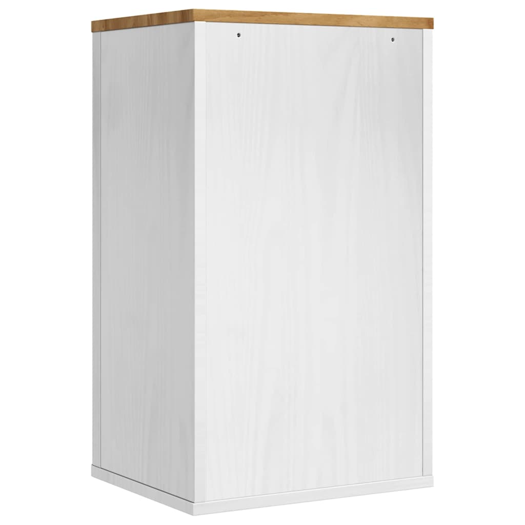 vidaXL Bathroom Wall Cabinet with Shelf FLORO White 35 x 30 x 60 cm