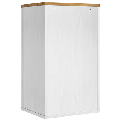 vidaXL Bathroom Wall Cabinet with Shelf FLORO White 35 x 30 x 60 cm