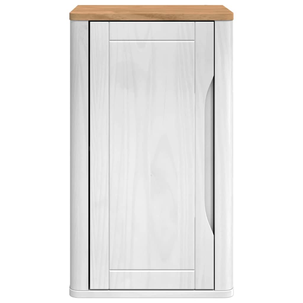 vidaXL Bathroom Wall Cabinet with Shelf FLORO White 35 x 30 x 60 cm