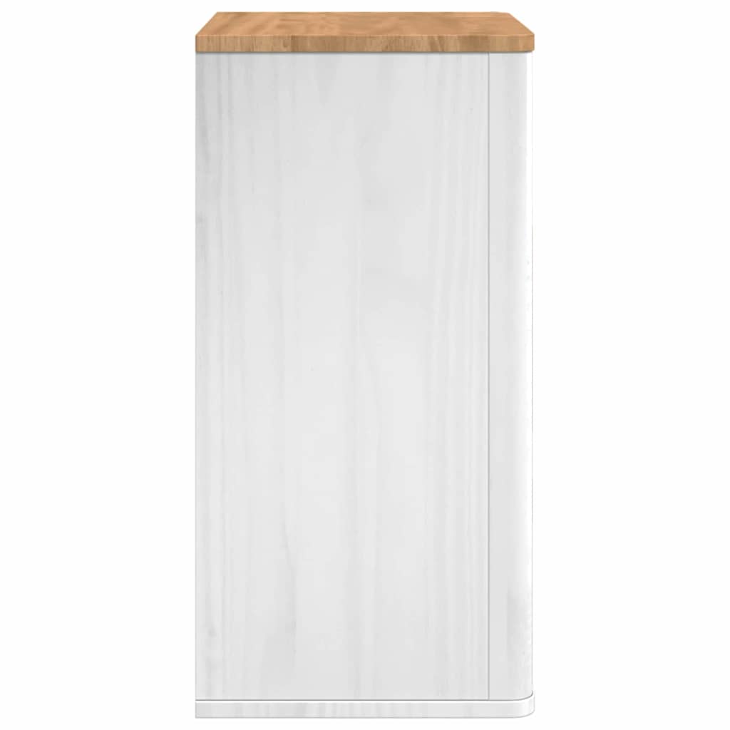vidaXL Bathroom Wall Cabinet with Shelf FLORO White 35 x 30 x 60 cm