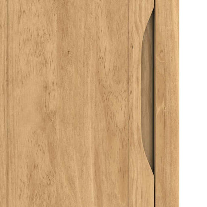 vidaXL Bathroom Cabinet with Drawer FLORO Wax Brown 35 x 30 x 90 cm