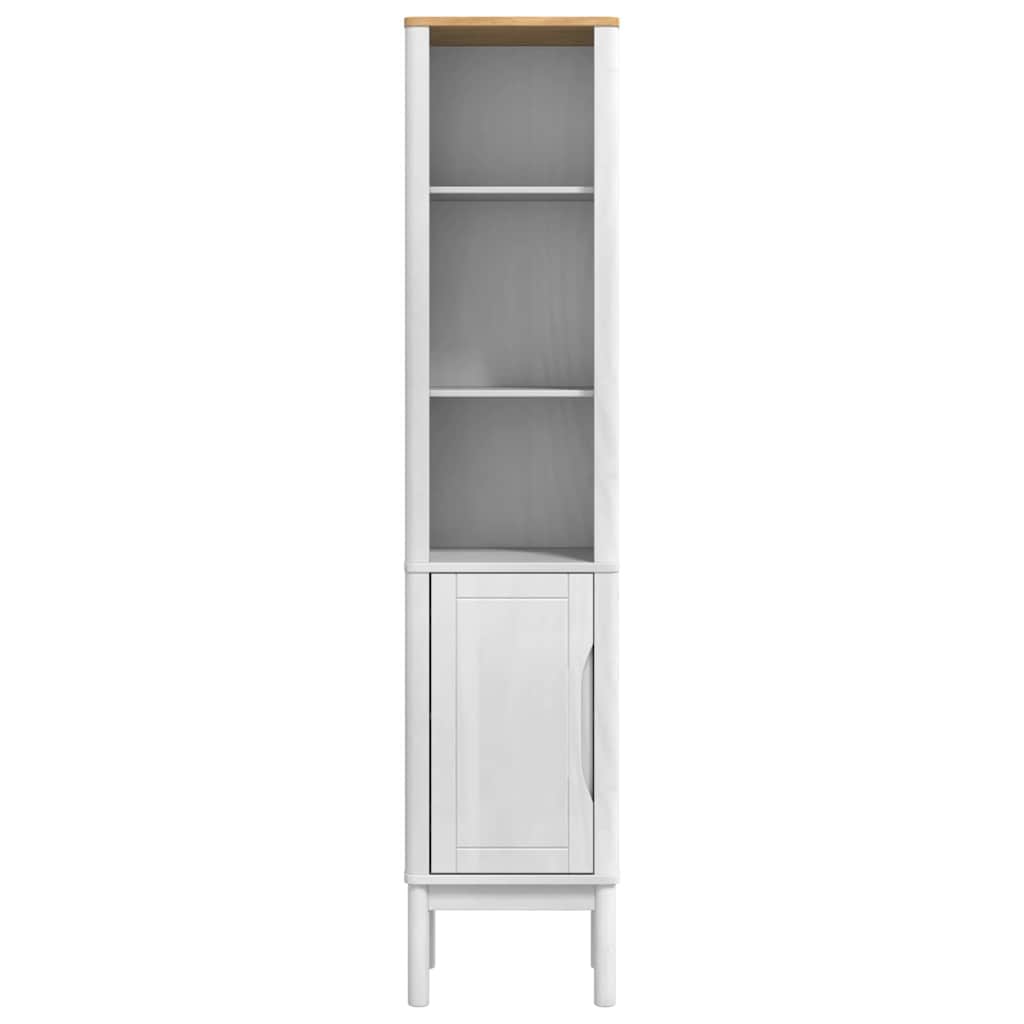 vidaXL Bathroom Tall Cabinet with Shelf FLORO White 35 x 30 x 160 cm
