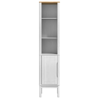 vidaXL Bathroom Tall Cabinet with Shelf FLORO White 35 x 30 x 160 cm