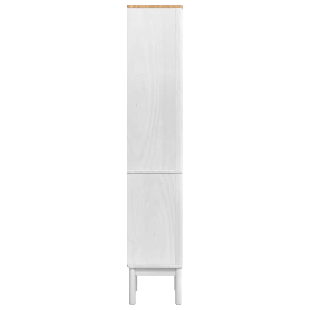 vidaXL Bathroom Tall Cabinet with Shelf FLORO White 35 x 30 x 160 cm