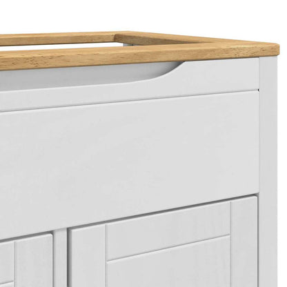 vidaXL Bathroom Sink Cabinet with Shelf FLORO White 60 x 40 x 80 cm