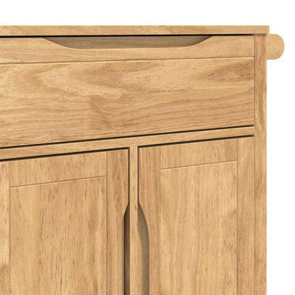 vidaXL Kitchen Trolley FLORO Wax Brown 72.5 x 45 x 80 cm