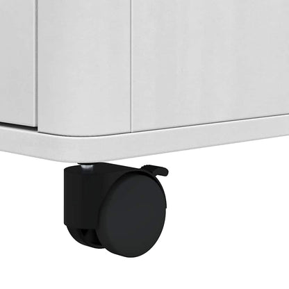 vidaXL Kitchen Trolley FLORO White 72.5 x 45 x 80 cm Solid Pine Wood