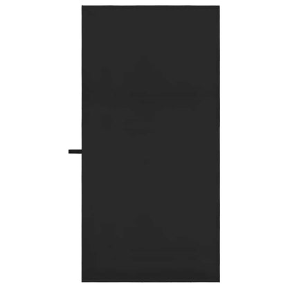 vidaXL Sports Towels 2 pcs Black 140 x 70 cm Polyester and polyamide