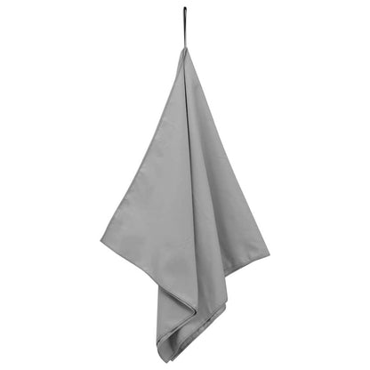 vidaXL Sports Towels 2 pcs Dark grey 100 x 50 cm