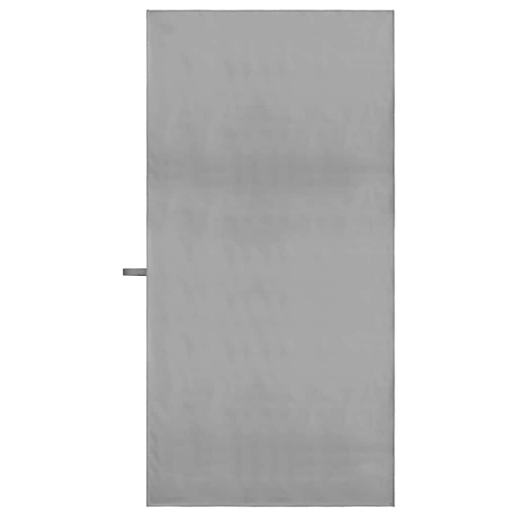 vidaXL Sports Towels 2 pcs Dark grey 140 x 70 cm