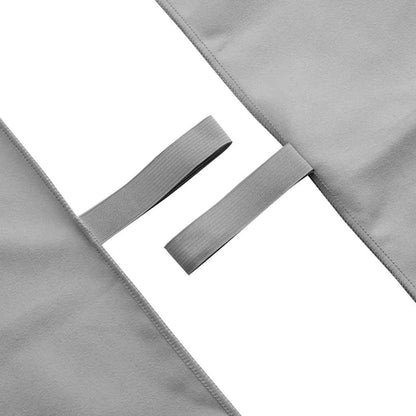 vidaXL Sports Towels 2 pcs Dark grey 200 x 100 cm