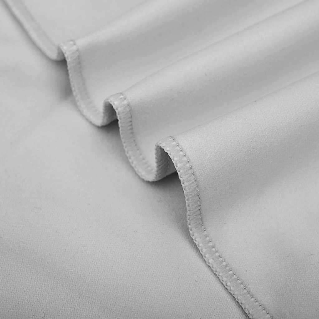 vidaXL Sports Towels 2 pcs Grey 50 x 30 cm Polyester and polyamide