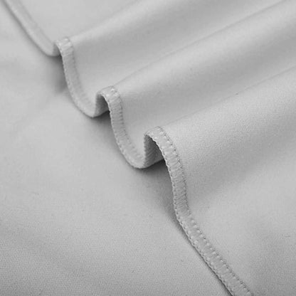 vidaXL Sports Towels 2 pcs Grey 50 x 30 cm Polyester and polyamide