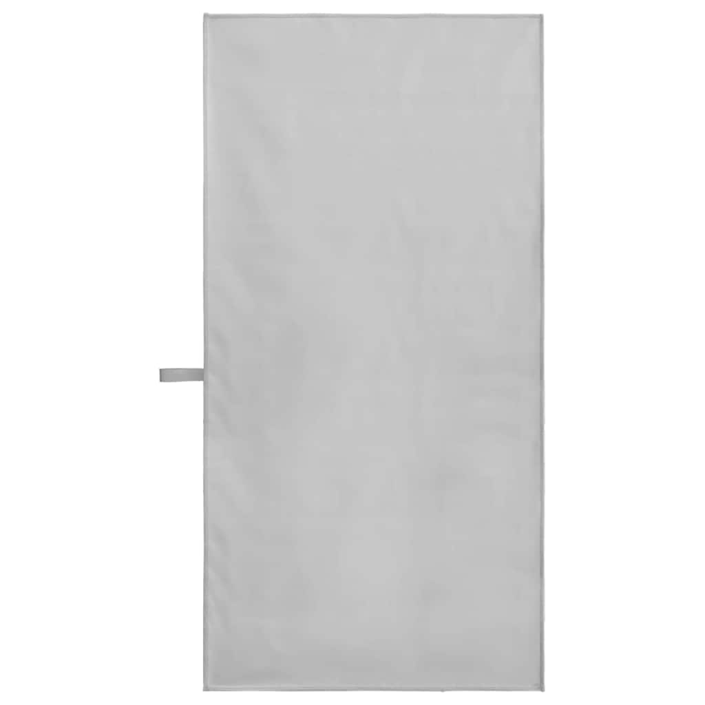vidaXL Sports Towels 2 pcs Grey 100 x 50 cm Polyester and polyamide
