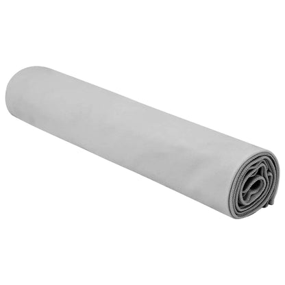 vidaXL Sports Towels 2 pcs Grey 140 x 70 cm Polyester and polyamide
