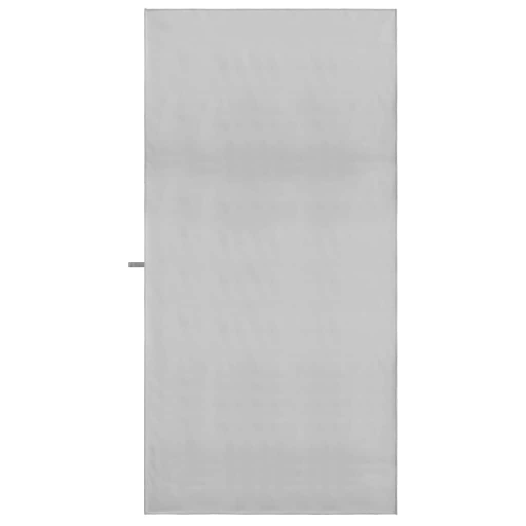 vidaXL Sports Towels 2 pcs Grey 180 x 90 cm Polyester and polyamide
