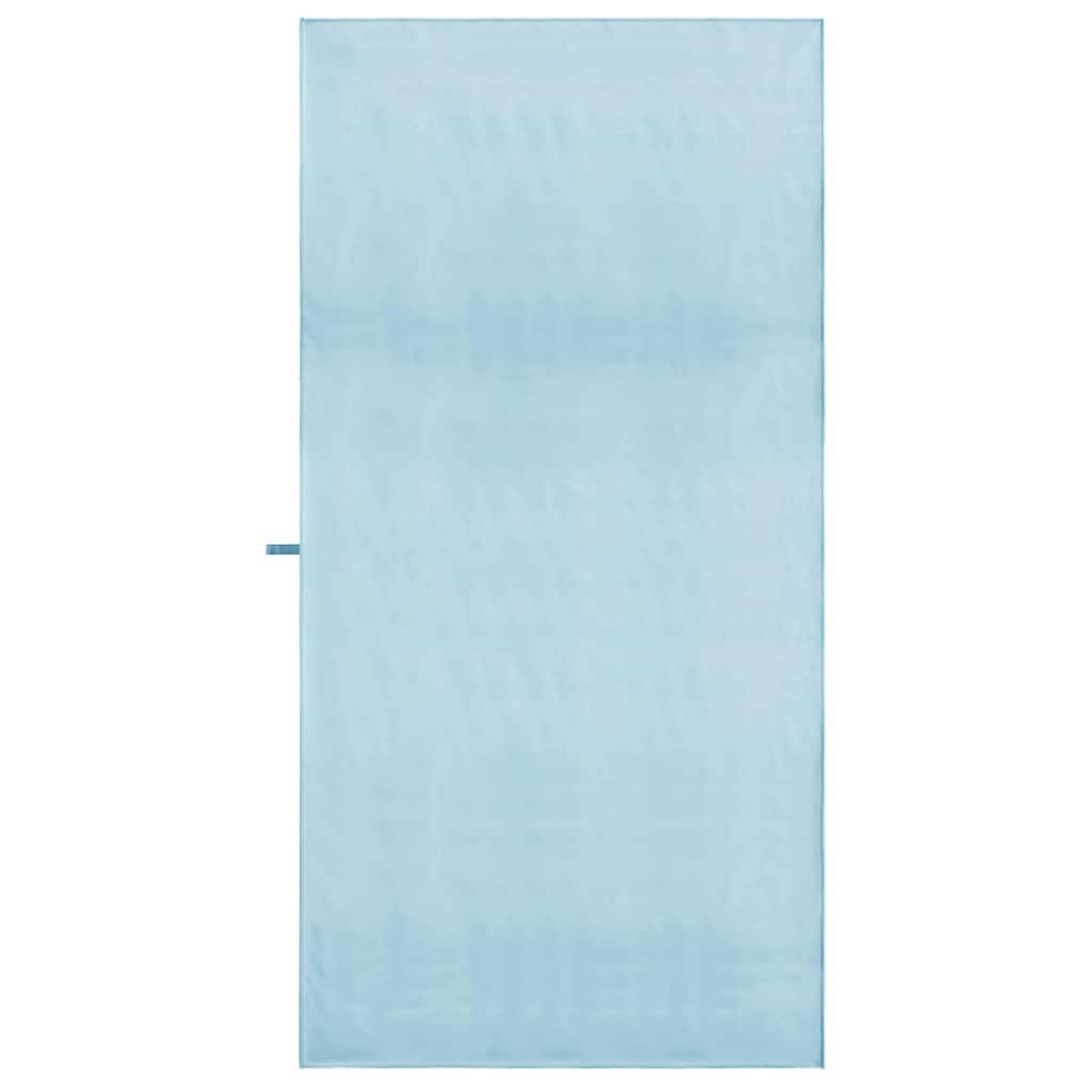vidaXL Sports Towels 2 pcs Blue 180 x 90 cm Polyester and polyamide