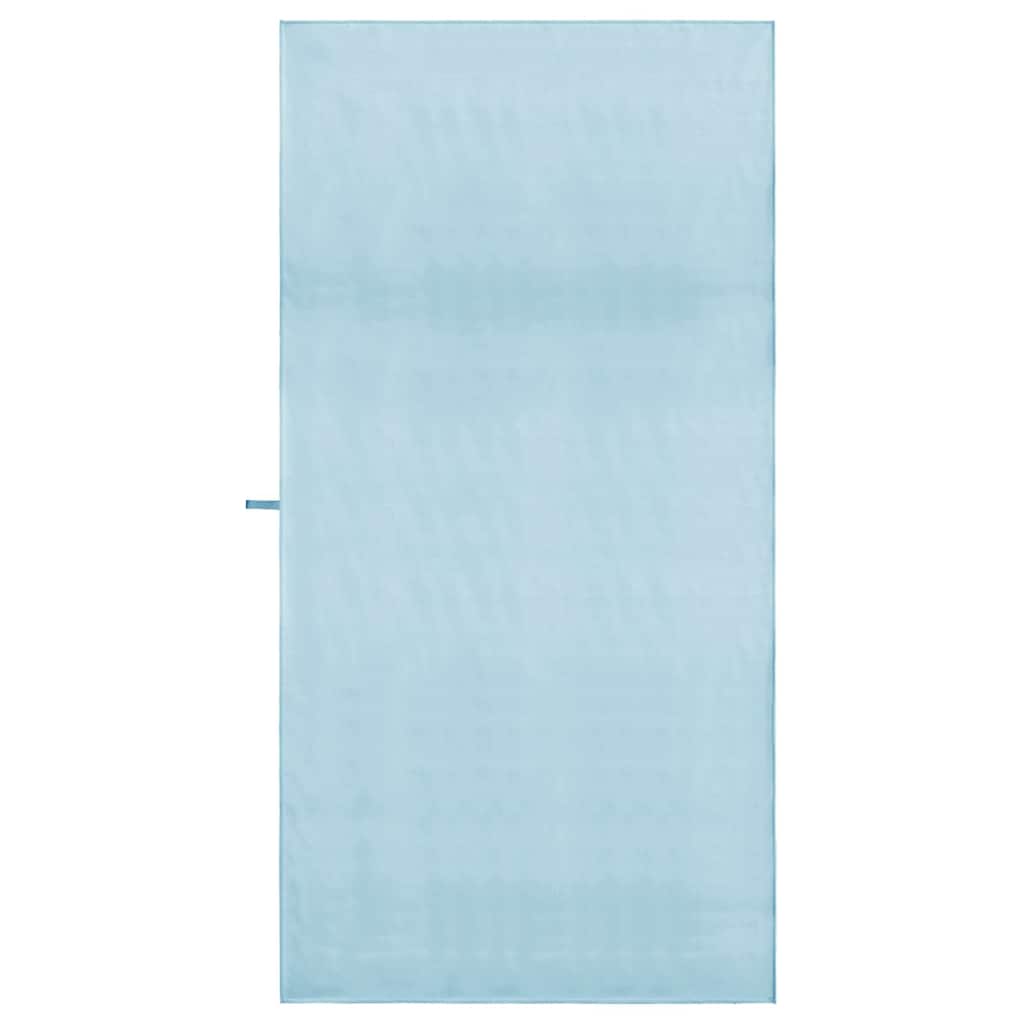 vidaXL Sports Towels 2 pcs Blue 200 x 100 cm Polyester and polyamide