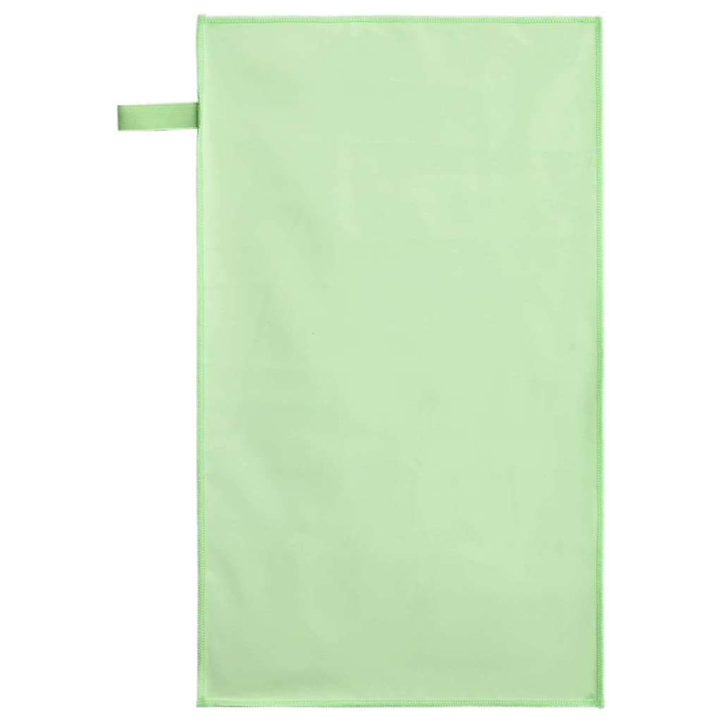 vidaXL Sports Towels 2 pcs Green 50 x 30 cm Polyester and polyamide