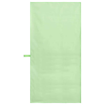 vidaXL Sports Towels 2 pcs Green 100 x 50 cm Polyester and polyamide