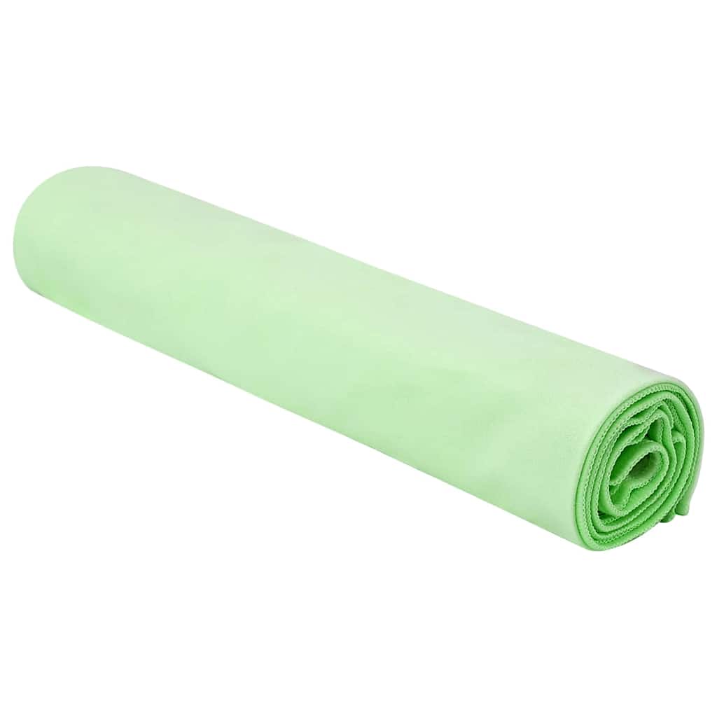 vidaXL Sports Towels 2 pcs Green 140 x 70 cm