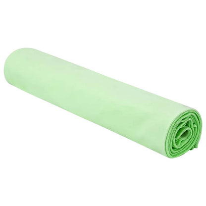vidaXL Sports Towels 2 pcs Green 140 x 70 cm