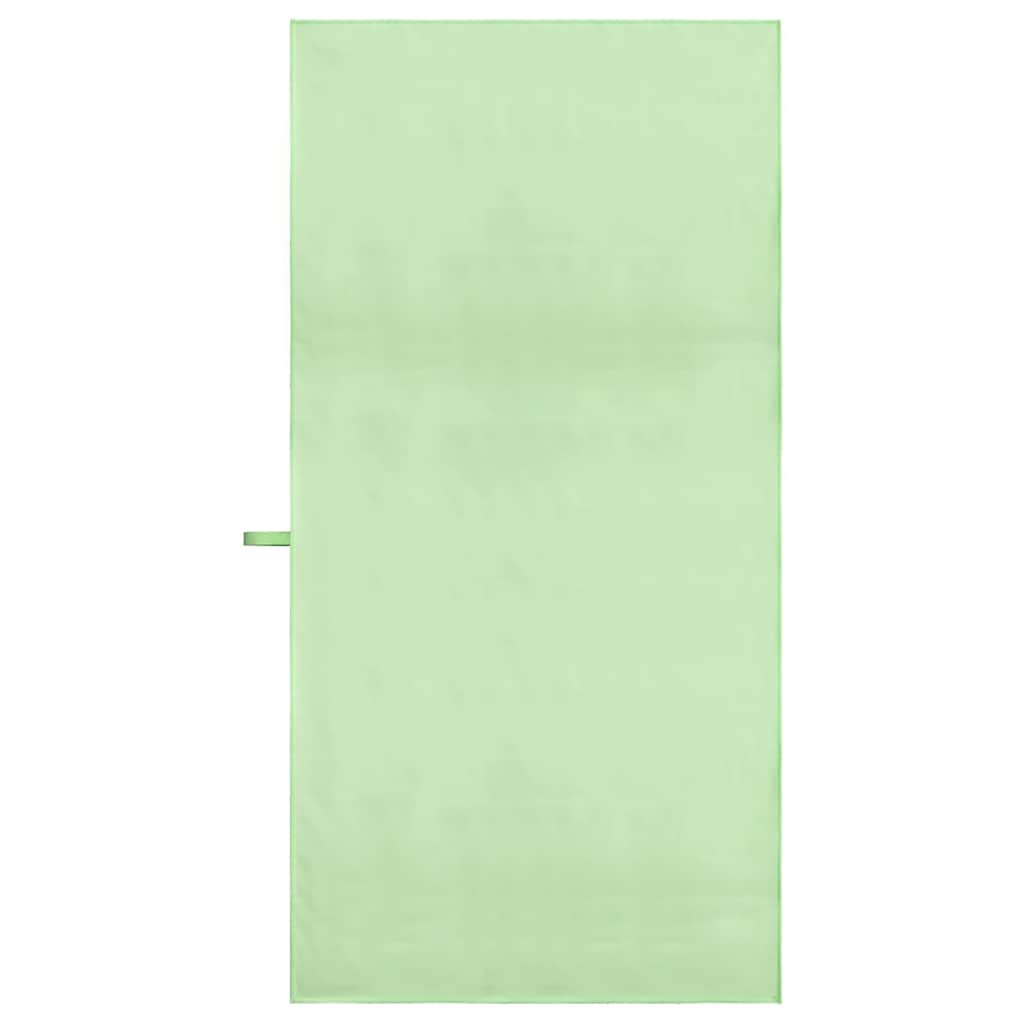 vidaXL Sports Towels 2 pcs Green 140 x 70 cm