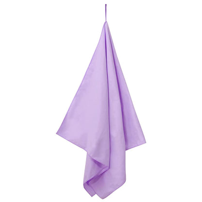 vidaXL Sports Towels 2 pcs Purple 140 x 70 cm Polyester and polyamide