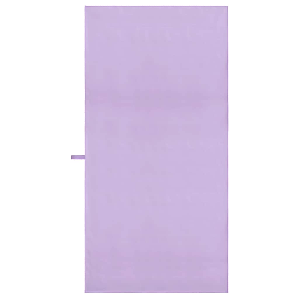 vidaXL Sports Towels 2 pcs Purple 140 x 70 cm Polyester and polyamide