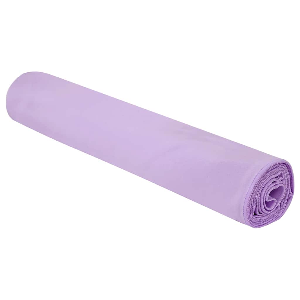 vidaXL Sports Towels 2 pcs Purple 180 x 90 cm Polyester and polyamide
