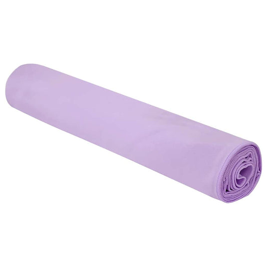 vidaXL Sports Towels 2 pcs Purple 180 x 90 cm Polyester and polyamide