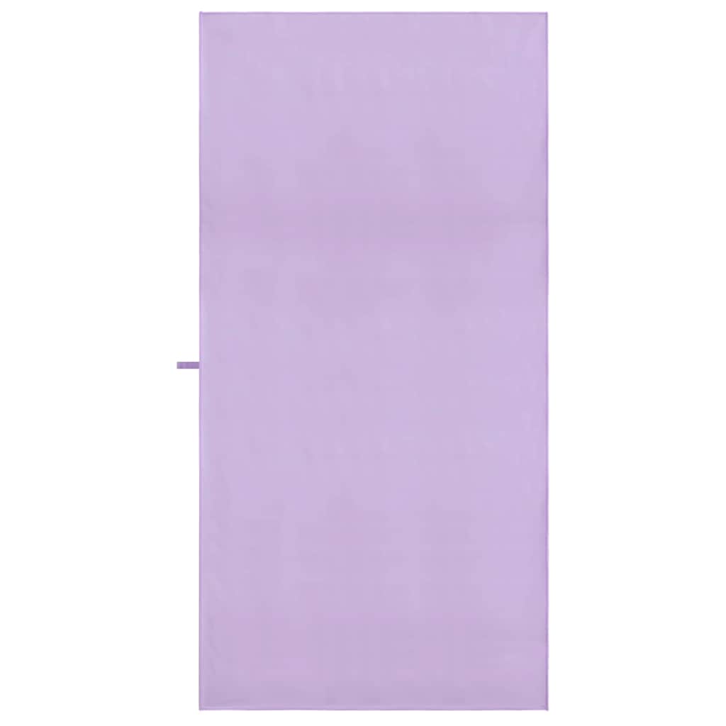 vidaXL Sports Towels 2 pcs Purple 180 x 90 cm Polyester and polyamide