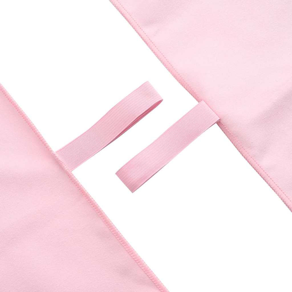 vidaXL Sports Towels 2 pcs Pink 100 x 50 cm Polyester and polyamide