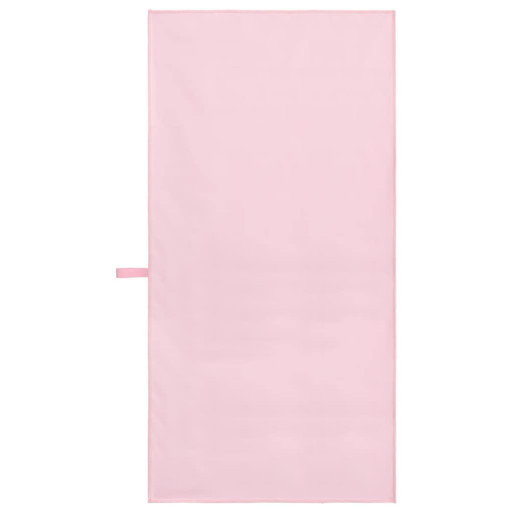 vidaXL Sports Towels 2 pcs Pink 100 x 50 cm Polyester and polyamide