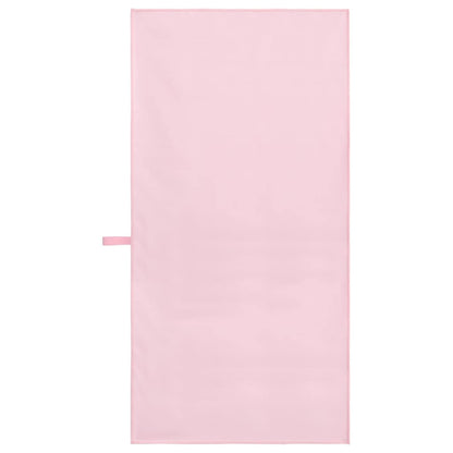 vidaXL Sports Towels 2 pcs Pink 100 x 50 cm Polyester and polyamide