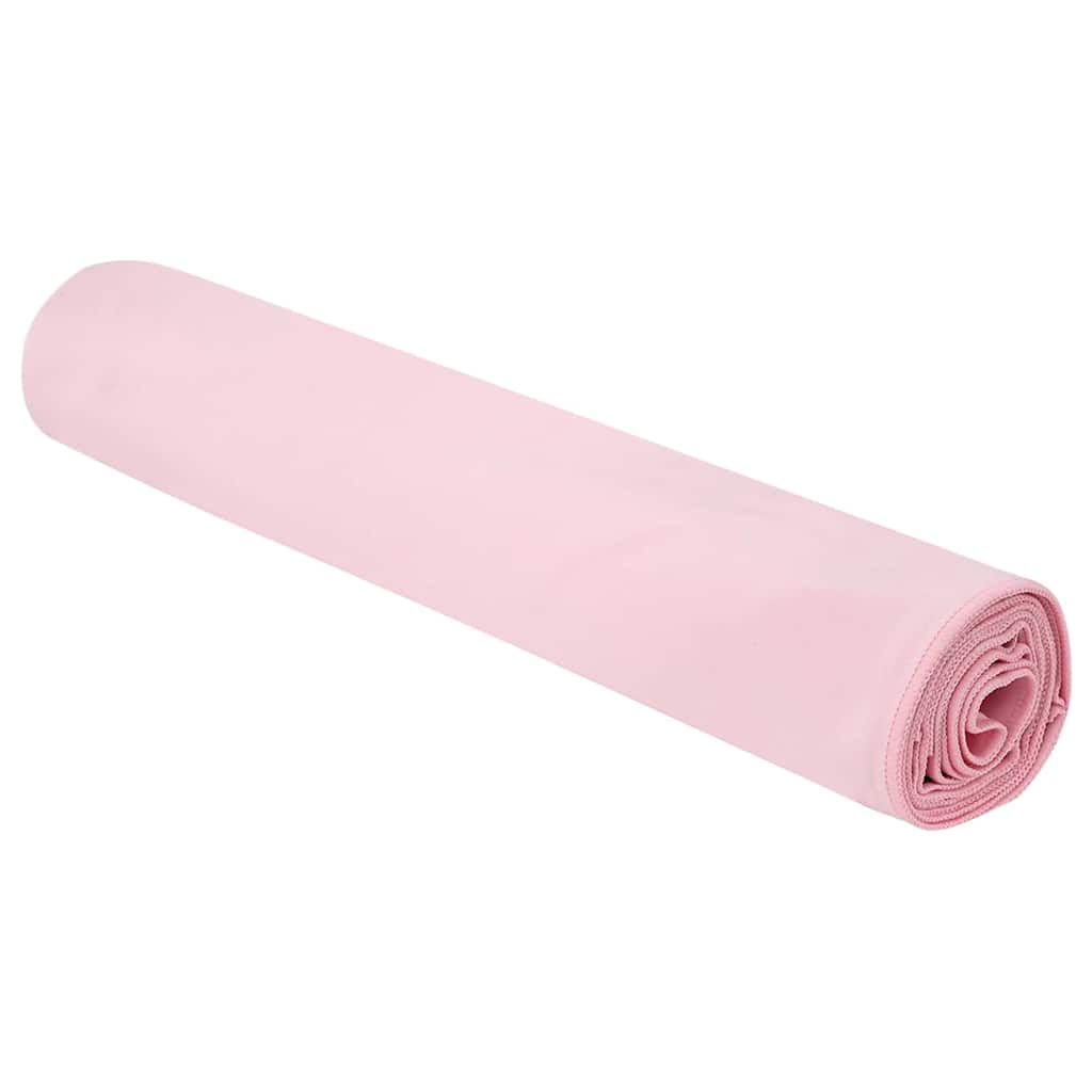 vidaXL Sports Towels 2 pcs Pink 180 x 90 cm Polyester and polyamide