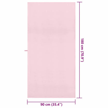 vidaXL Sports Towels 2 pcs Pink 180 x 90 cm Polyester and polyamide