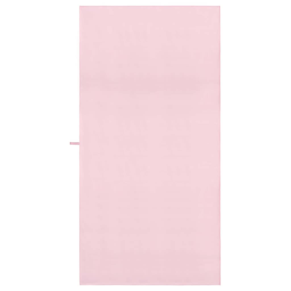 vidaXL Sports Towels 2 pcs Pink 200 x 100 cm Polyester and polyamide