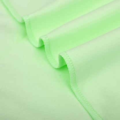 vidaXL Sports Towel Set 2 pcs Green Fabric