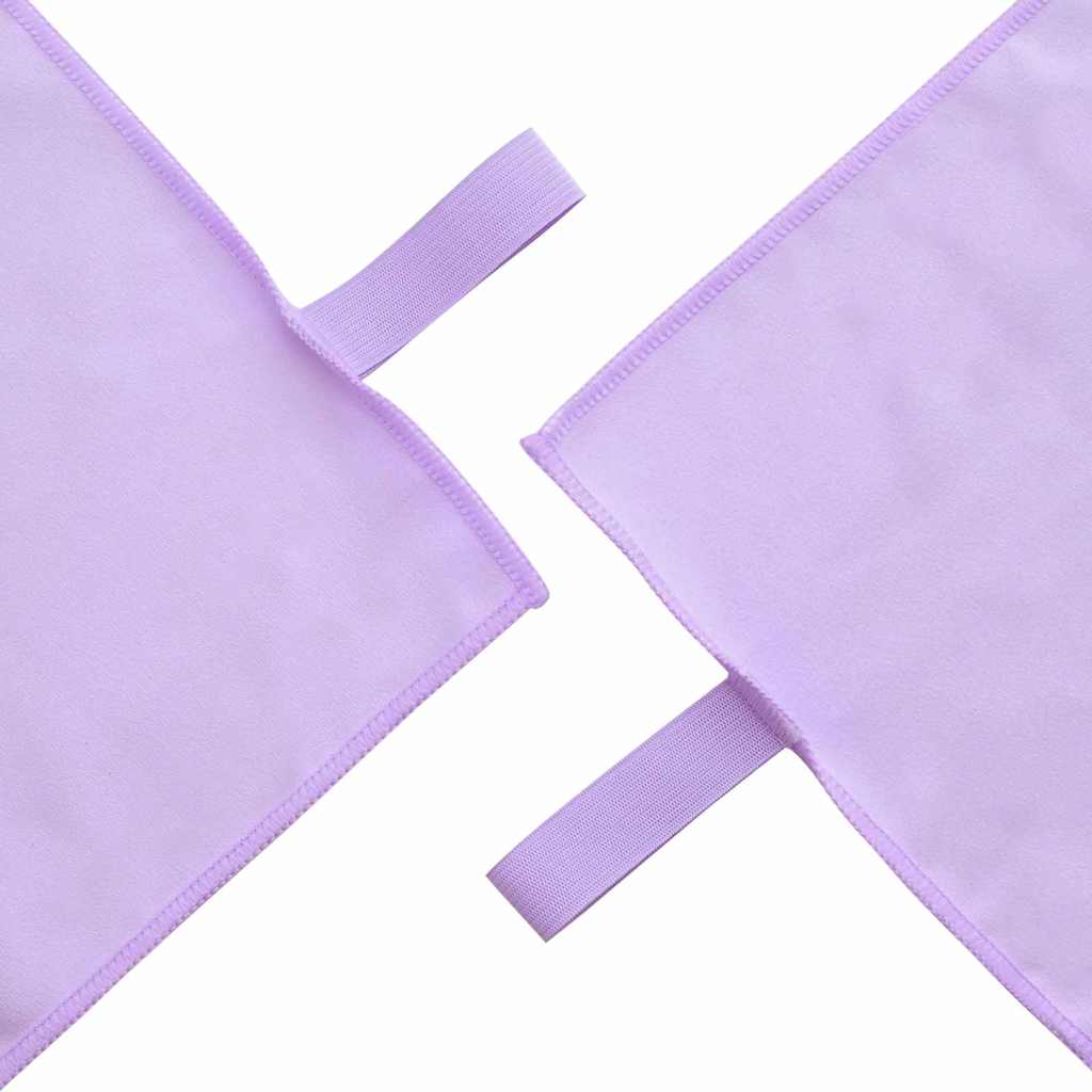 vidaXL Sports Towel Set 2 pcs Purple Fabric