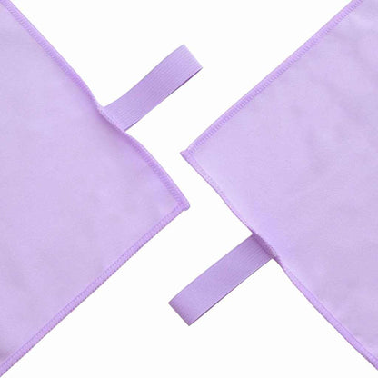 vidaXL Sports Towel Set 2 pcs Purple Fabric