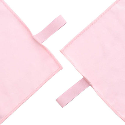 vidaXL Sports Towel Set 2 pcs Pink Fabric