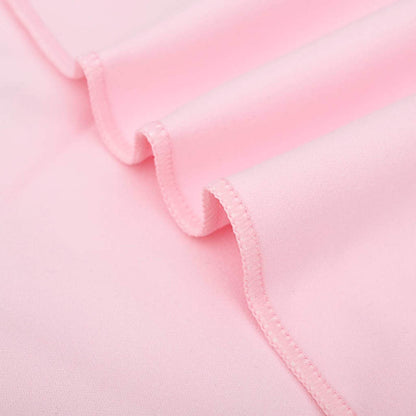 vidaXL Sports Towel Set 2 pcs Pink Fabric