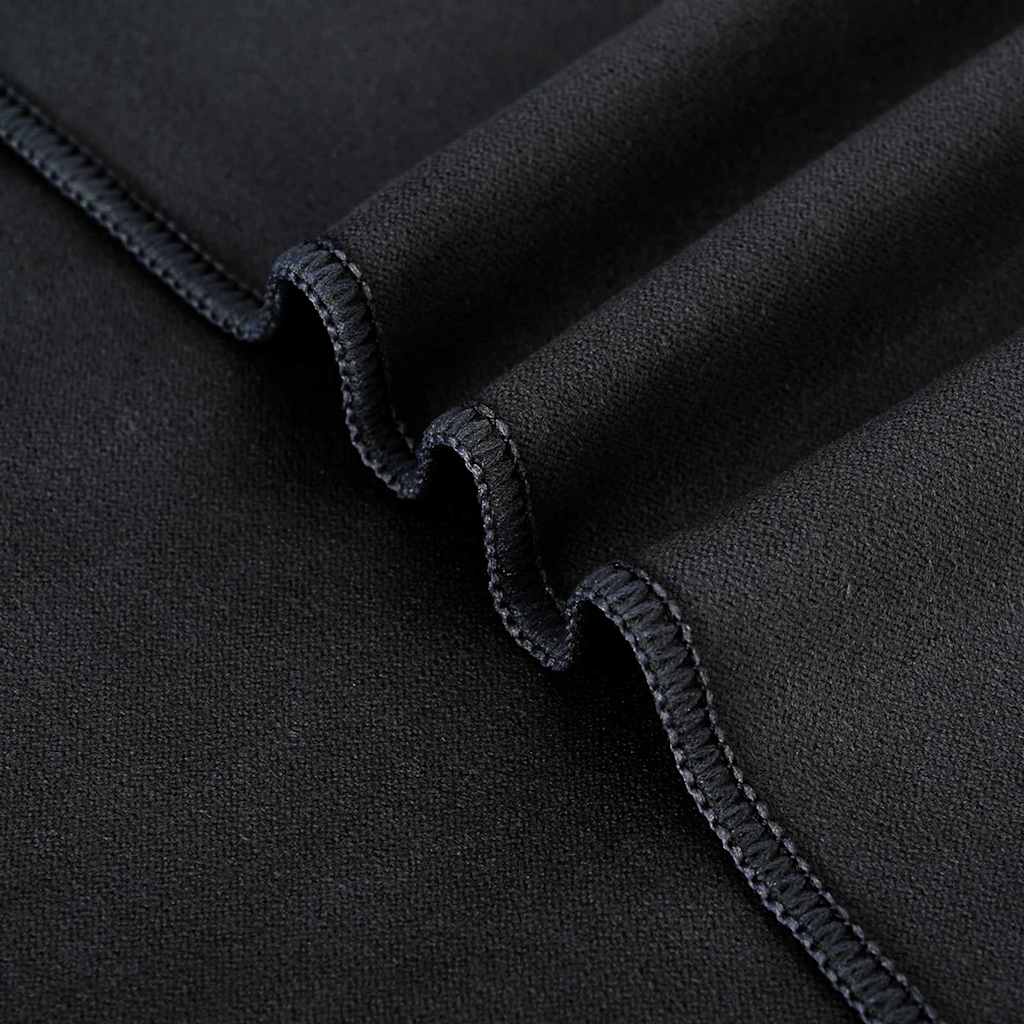 vidaXL Outdoor Chair Towels 2 pcs Black 130 x 60 cm