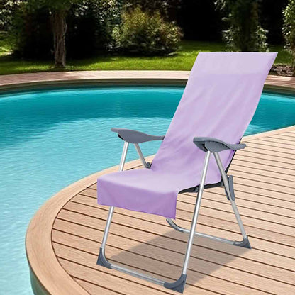 vidaXL Outdoor Chair Towels 2 pcs Purple 130 x 60 cm